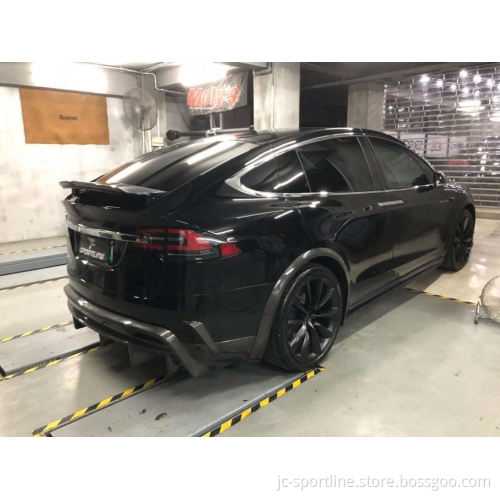 Carbon Fiber Car Side Skirts for Tesla Model X 75D/90D/P90D/100D/P100D (2016-2018)